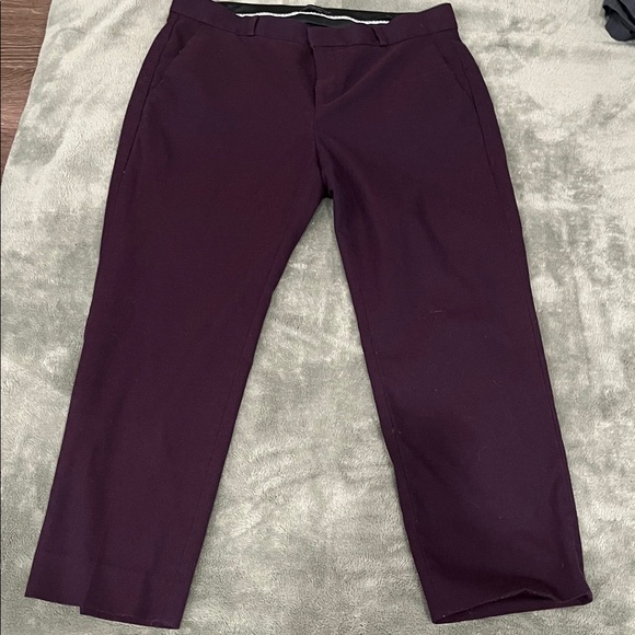 Banana Republic Avery Classic Purple Pants - Picture 1 of 5